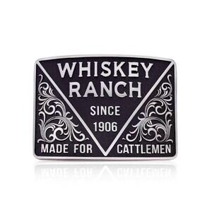 Montana Silversmiths 1906 Cattlemen Whiskey Ranch Western Belt Buckle - New